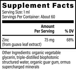 Zinc-Ingredients