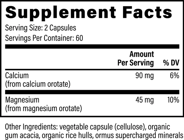 كالسيوم و مغنيسيوم | Calcium & Magnesium